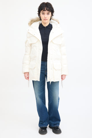 Canada Goose White Expedition Humanature Down Parka