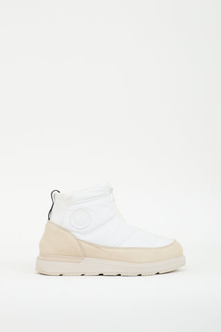 Canada Goose White 
Cream Cypress Puffer Boot