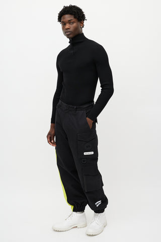 Canada Goose X Feng Chen Wang Black 
Green Reflective Cargo Trouser