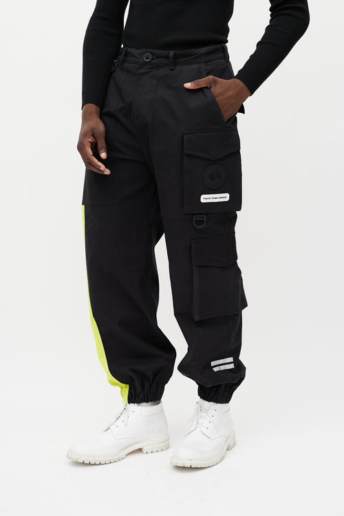 Canada Goose X Feng Chen Wang Black 
Green Reflective Cargo Trouser