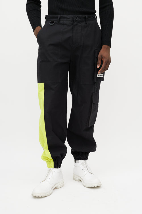 Canada Goose X Feng Chen Wang Black 
Green Reflective Cargo Trouser