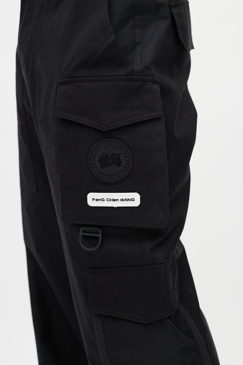 Canada Goose X Feng Chen Wang Black 
Green Reflective Cargo Trouser