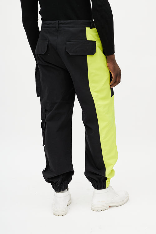 Canada Goose X Feng Chen Wang Black 
Green Reflective Cargo Trouser