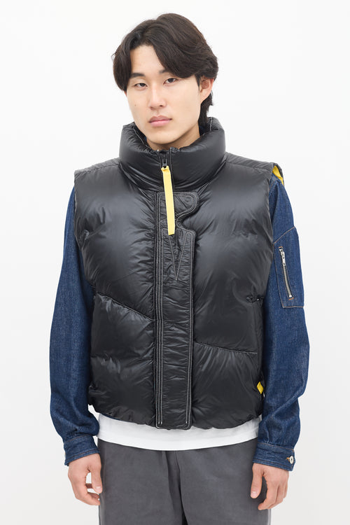 Canada Goose X Pyer Moss Black 
Yellow Down Puffer Vest