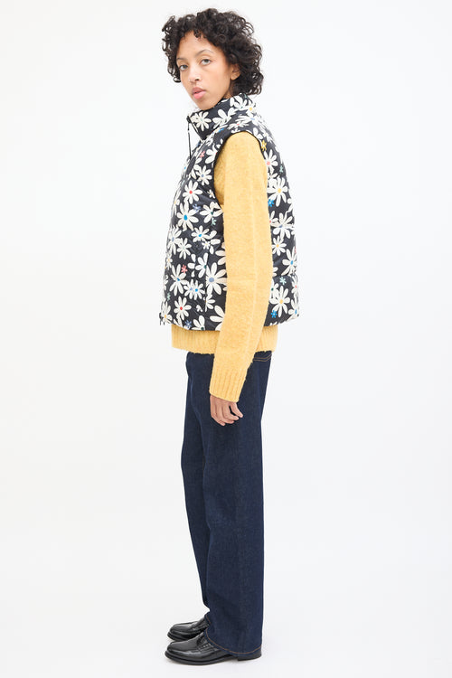 Canada Goose X Reformation Floral Down Head Scarf 
Puffer  Vest