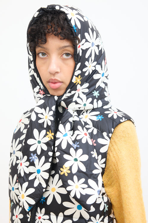 Canada Goose X Reformation Floral Down Head Scarf 
Puffer  Vest