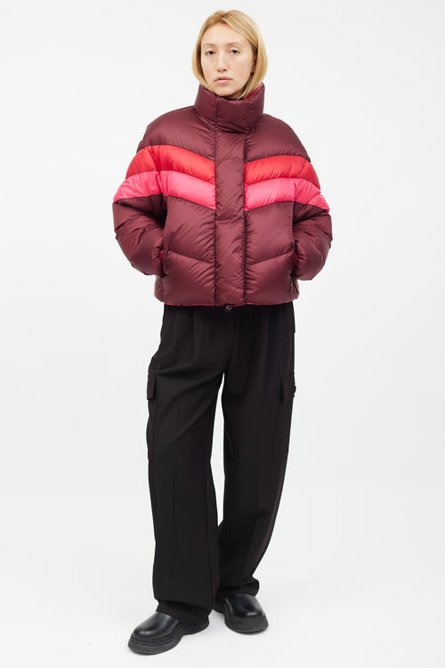 Canada Goose X Reformation Multi Pink Reversible Mila Puffer