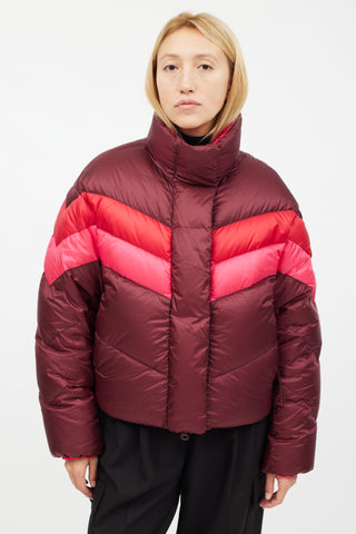 Canada Goose X Reformation Multi Pink Reversible Mila Puffer