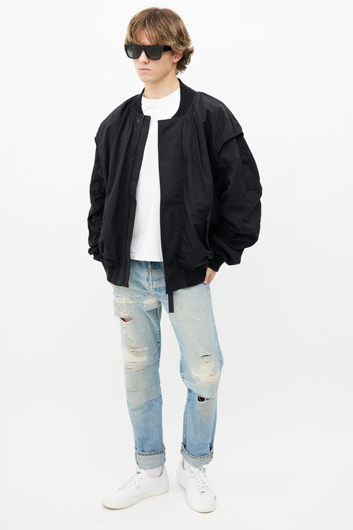 Canada Goose x Angel Chen SS 2022 Black Baner Bomber Jacket