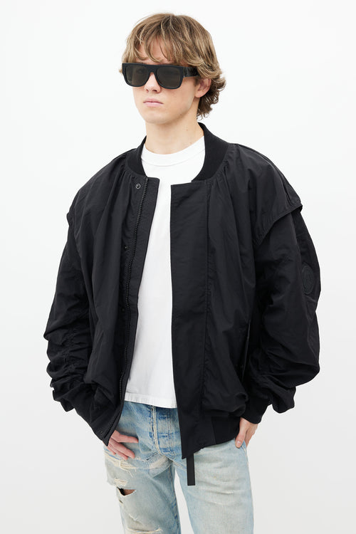 Canada Goose x Angel Chen SS 2022 Black Baner Bomber Jacket