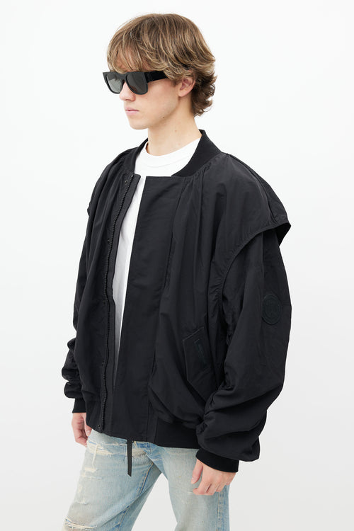 Canada Goose x Angel Chen SS 2022 Black Baner Bomber Jacket