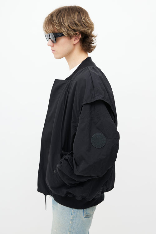 Canada Goose x Angel Chen SS 2022 Black Baner Bomber Jacket