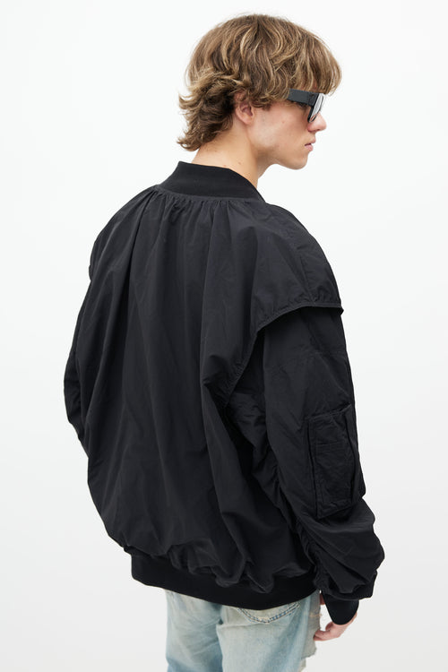 Canada Goose x Angel Chen SS 2022 Black Baner Bomber Jacket