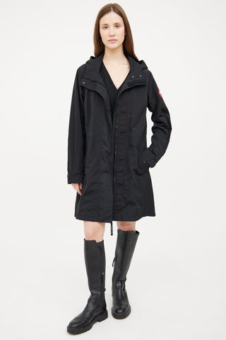 Canada Goose Black Belcarra Shell Coat