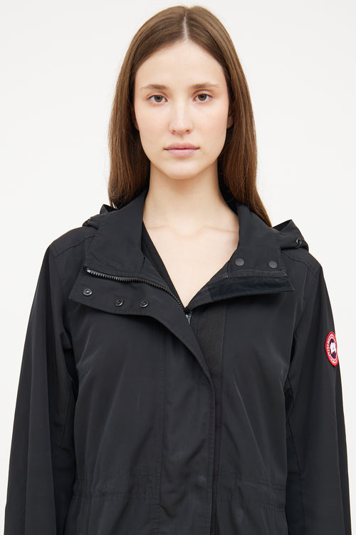 Canada Goose Black Belcarra Shell Coat