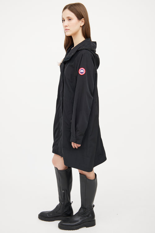 Canada Goose Black Belcarra Shell Coat