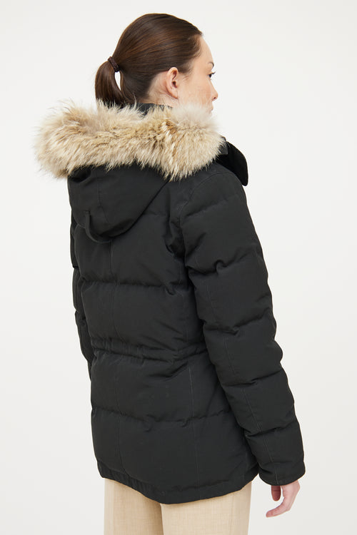 Canada Goose Black Chelsea Parka Jacket