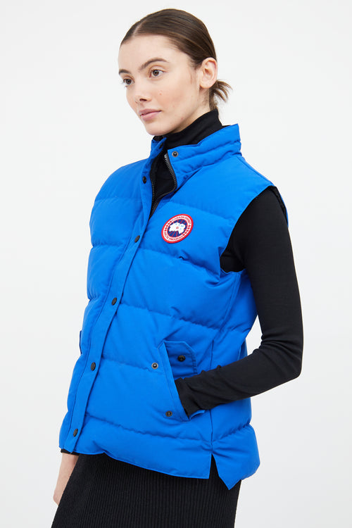 Canada Goose Blue Down Vest