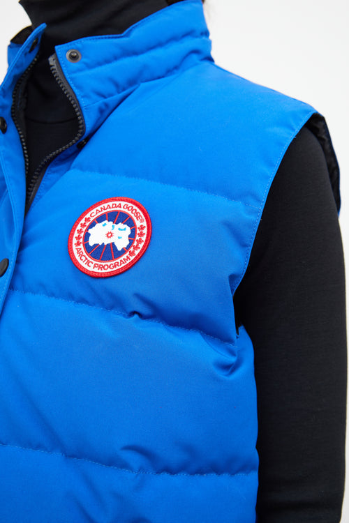 Canada Goose Blue Down Vest