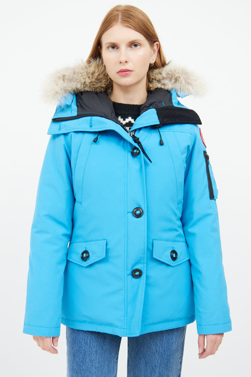 Blue Montebello Down 
Fur Hood Parka