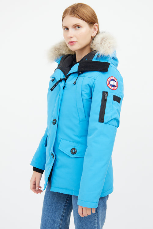 Blue Montebello Down 
Fur Hood Parka