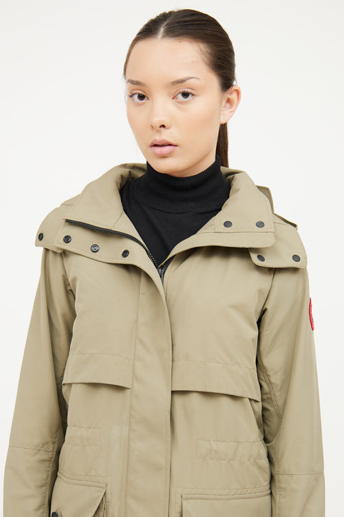 Canada Goose Green Cavalry Trench Coat