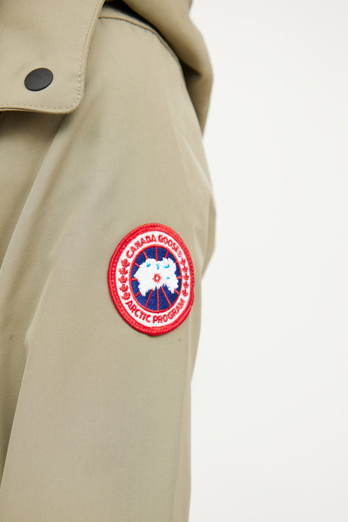 Canada Goose Green Cavalry Trench Coat