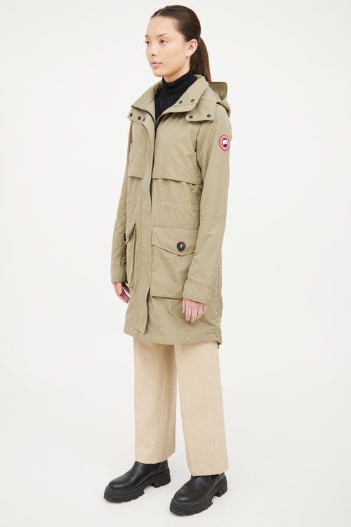 Canada Goose Green Cavalry Trench Coat