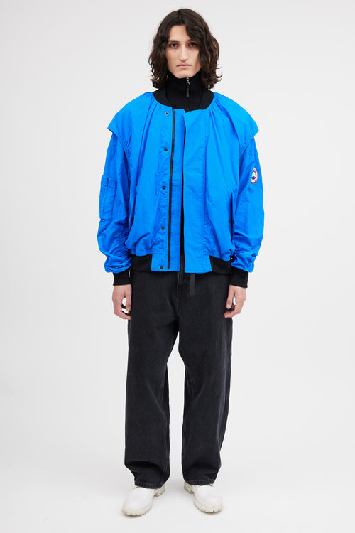 Canada Goose X Angel Chen Blue Baner Bomber Jacket