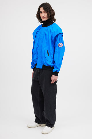 Canada Goose X Angel Chen Blue Baner Bomber Jacket