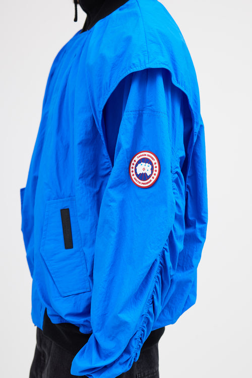 Canada Goose X Angel Chen Blue Baner Bomber Jacket