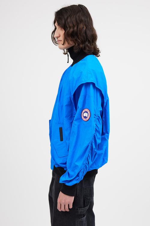 Canada Goose X Angel Chen Blue Baner Bomber Jacket