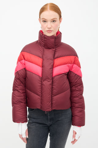 Canada Goose X Reformation Pink Reversible Mila Puffer Jacket