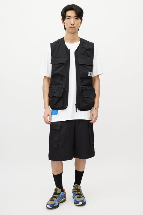 Carhartt Work In Progress Black Cargo Vest