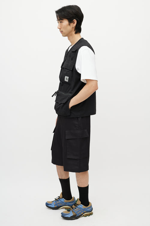 Carhartt Work In Progress Black Cargo Vest