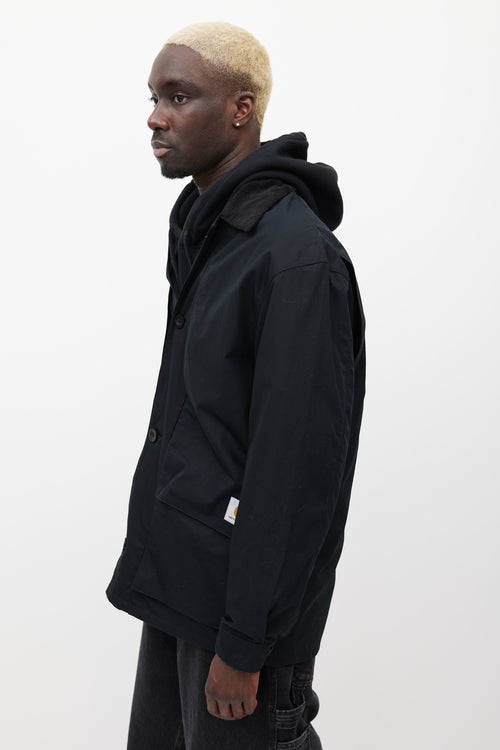 Carhartt Work In Progress Black Chore Coat