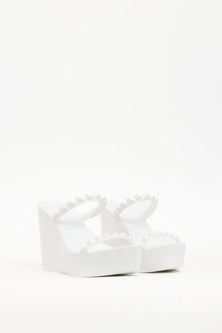 Carmen Sol White Jelly Tonino Wedge Sandal