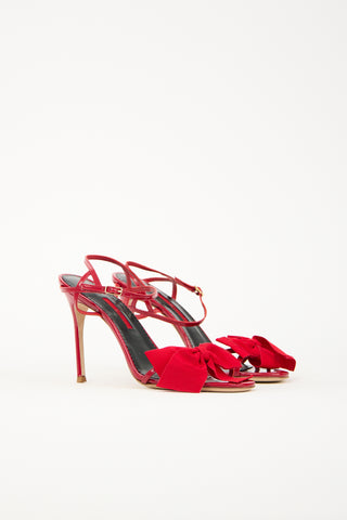 Carolina Herrera Bow Heeled Sandal