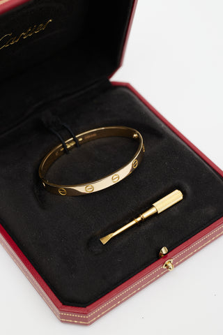 Cartier 18K Gold Cartier Love Bangle