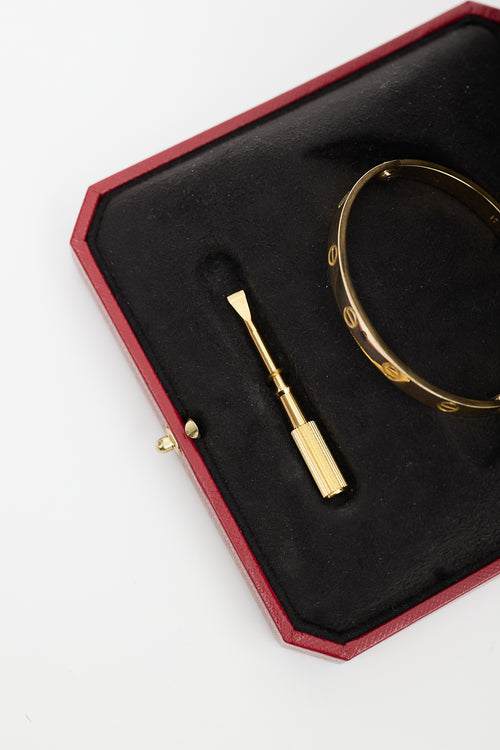 Cartier 18K Gold Cartier Love Bangle