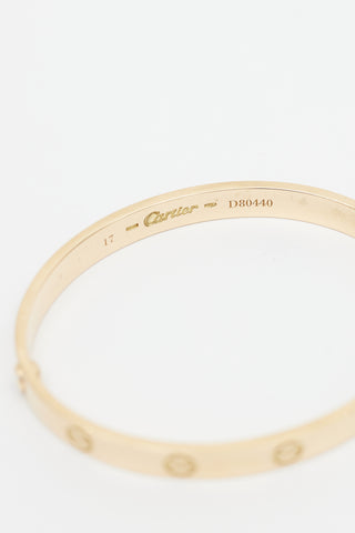 Cartier 18K Gold Cartier Love Bangle