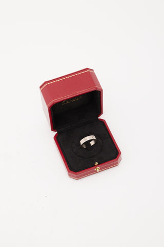 Cartier 18K White Gold Love Ring