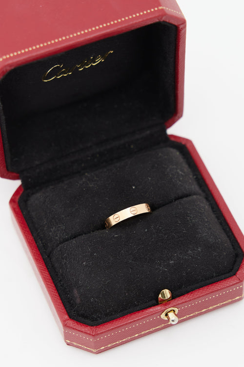 Cartier 18K Yellow Gold Love Ring