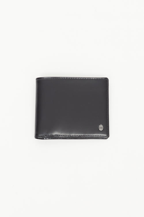 Cartier Black Leather Pasha Bi-Fold Wallet