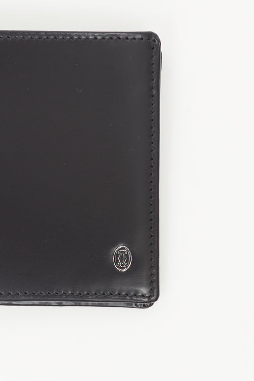 Cartier Black Leather Pasha Bi-Fold Wallet