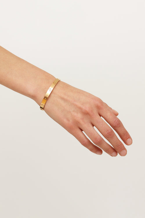 Cartier 18K Rose Gold Love Bangle