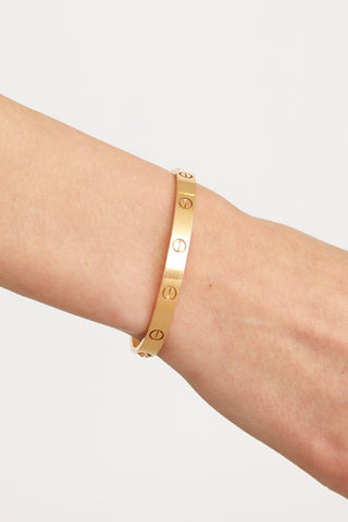 Cartier 18K Rose Gold Love Bangle