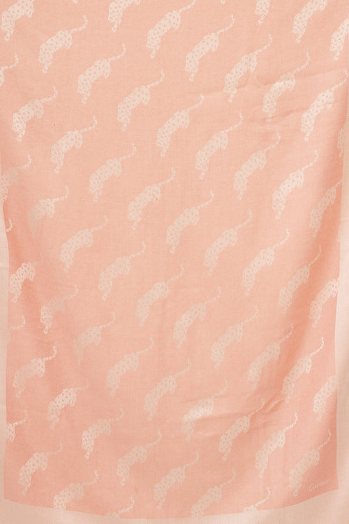 Cartier Pink Cashmere Pattern Scarf