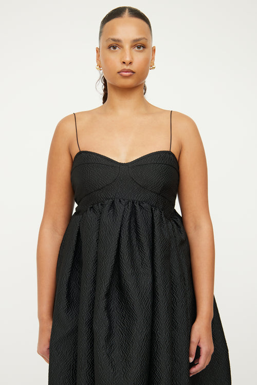 Cecilie Bahnsen Black Hooda Dress