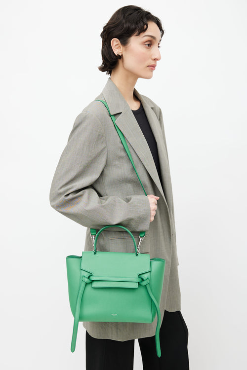 Celine 2017 Green Micro Belt Bag